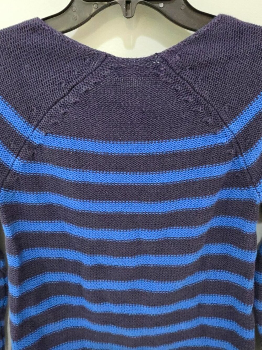 Old Navy Striped‎ Sweater – Women’s Small Blue & Navy Long Sleeve Pullover - Picture 9 of 10
